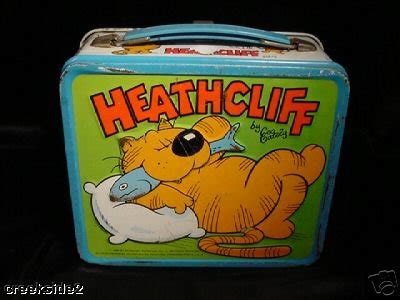 heathcliff metal lunch box|Heathcliff Lunch Box .